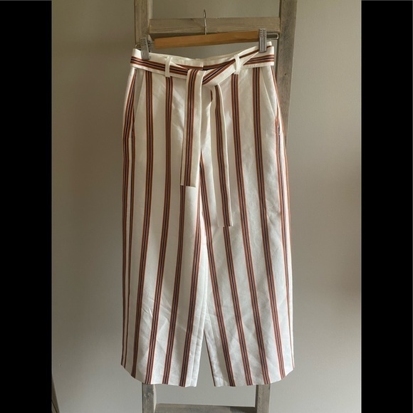 MAJE Pamala cropped wide leg trousers nwt size 0 - Picture 8 of 10